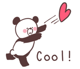 Love panda, sticker #8675025