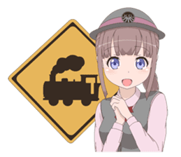 Railway Girl Sticker sticker #8675758