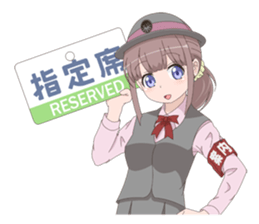 Railway Girl Sticker sticker #8675773