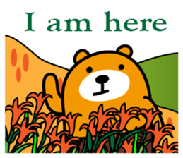 Hua-lien the Liu-Lang Bear sticker #8675789