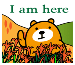 Hua-lien the Liu-Lang Bear sticker #8675789