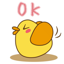 annoying stuffed chick sticker #8676468