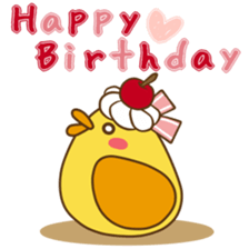 annoying stuffed chick sticker #8676505