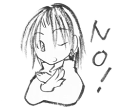 I want to say "no" to you. sticker #8676586