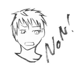 I want to say "no" to you. sticker #8676598