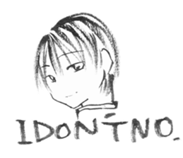 I want to say "no" to you. sticker #8676601