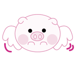 Lovely pig chan sticker #8677147