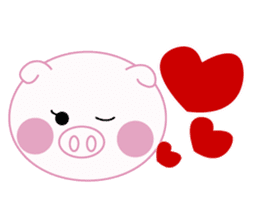Lovely pig chan sticker #8677150
