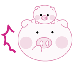 Lovely pig chan sticker #8677158