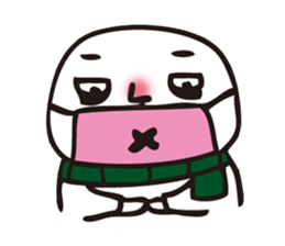 The fat white 2 sticker #8677189