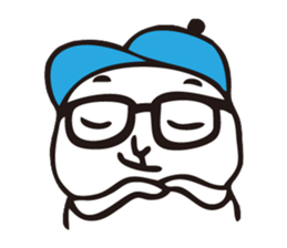 The fat white 2 sticker #8677198