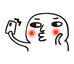 The fat white 2 sticker #8677200