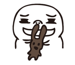 The fat white 2 sticker #8677214