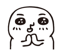 The fat white 2 sticker #8677215