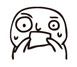 The fat white 2 sticker #8677219