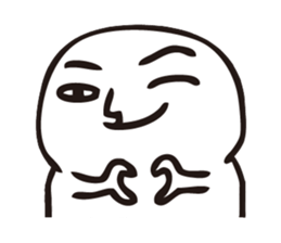 The fat white 2 sticker #8677220