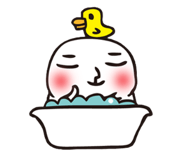 The fat white 2 sticker #8677224