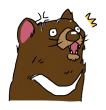 Tasmanian devil (angry) sticker #8677592