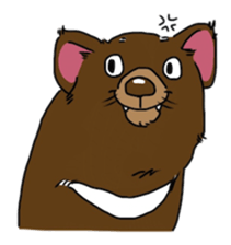 Tasmanian devil (angry) sticker #8677596