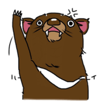 Tasmanian devil (angry) sticker #8677599