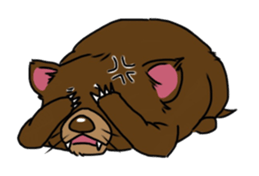 Tasmanian devil (angry) sticker #8677601