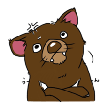 Tasmanian devil (angry) sticker #8677605