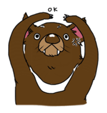 Tasmanian devil (angry) sticker #8677606