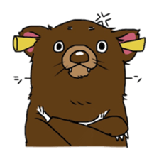 Tasmanian devil (angry) sticker #8677608