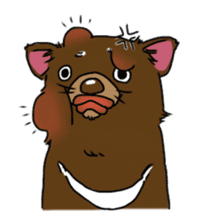 Tasmanian devil (angry) sticker #8677610