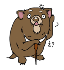 Tasmanian devil (angry) sticker #8677613