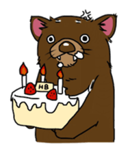 Tasmanian devil (angry) sticker #8677623