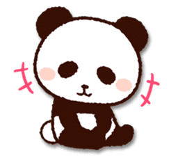 Cute panda!2 sticker #8677628