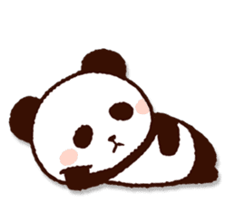 Cute panda!2 sticker #8677630