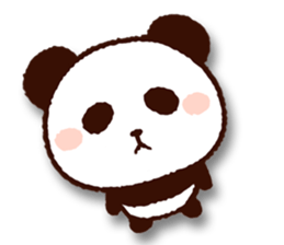 Cute panda!2 sticker #8677638