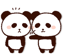 Cute panda!2 sticker #8677651