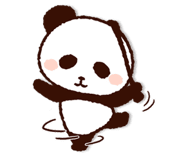 Cute panda!2 sticker #8677657