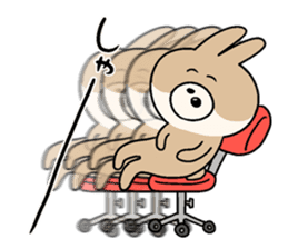 KUMIKO which is an eager beaver.2 sticker #8677881