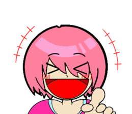 happy girl NICO sticker #8678272