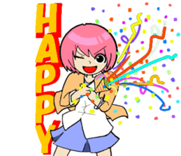 happy girl NICO sticker #8678294