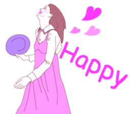Fashionista lady sticker #8678467