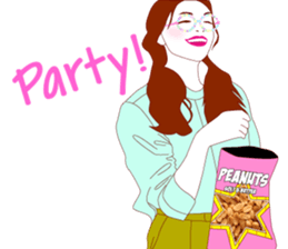 Fashionista lady sticker #8678468