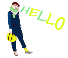 Fashionista lady sticker #8678470