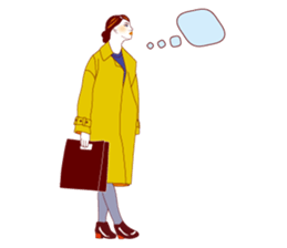 Fashionista lady sticker #8678486