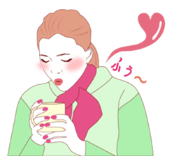 Fashionista lady sticker #8678488