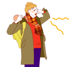 Fashionista lady sticker #8678496