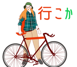 Fashionista lady sticker #8678503