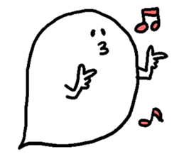 balloon ghost 7 sticker #8678863