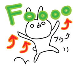 Sparkle eyes "usagi-san" 4 sticker #8679551