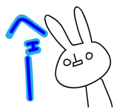 Sparkle eyes "usagi-san" 4 sticker #8679554