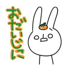 Sparkle eyes "usagi-san" 4 sticker #8679560